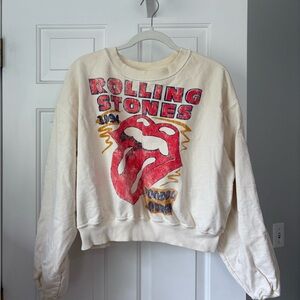 Rolling Stones Cream Graphic Sweatshirt